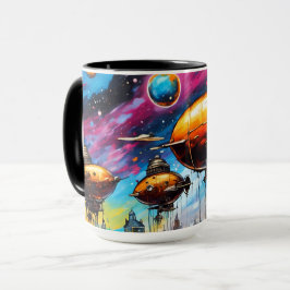 kosmisch luchtschip mok