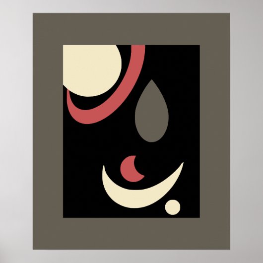 Kosmisch minimalisme: Hemelse Geometrie Poster (Voorkant)