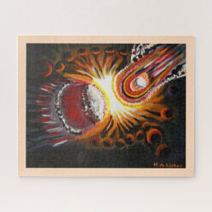 Kosmisch moment legpuzzel