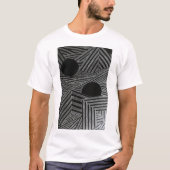 Kosmisch nachtlandschap t-shirt (Voorkant)