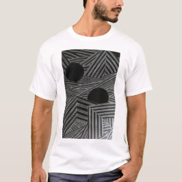 Kosmisch nachtlandschap t-shirt