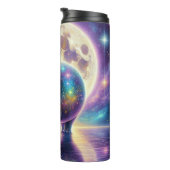 Kosmisch nijlpaard: maanverlichte sterrenwateren thermosbeker (Geroteerd rechts)