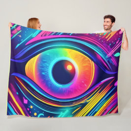 Kosmisch oog van dromen fleece deken