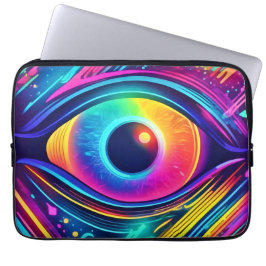 Kosmisch oog van dromen laptop sleeve