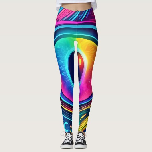 Kosmisch oog van dromen leggings (Voorkant)