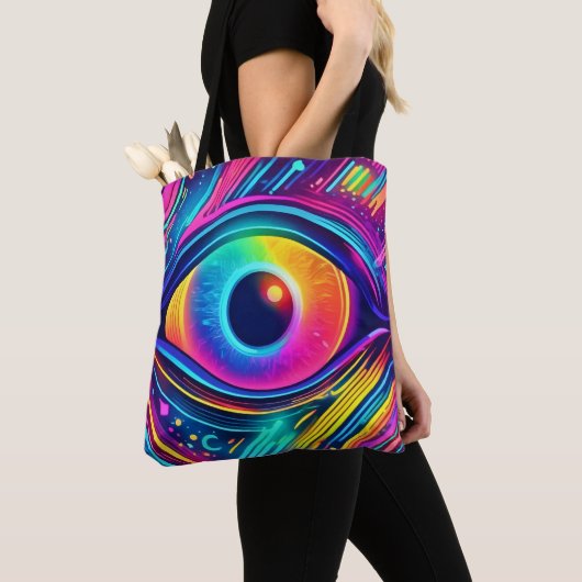 Kosmisch oog van dromen tote bag (Dichtbij)