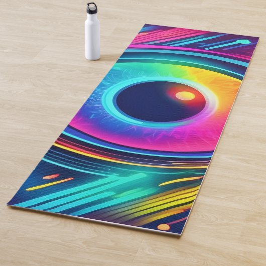 Kosmisch oog van dromen yogamat (In situ)