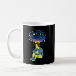 Kosmisch Overdenken • Spirituele Geestelijke Overl Koffiemok