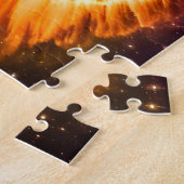 Kosmisch Paarse Oog in de Lucht van Leuke Buitenru Legpuzzel (Zijkant)