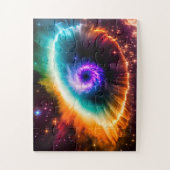 Kosmisch Paarse Oog in de Lucht van Leuke Buitenru Legpuzzel (Verticaal)