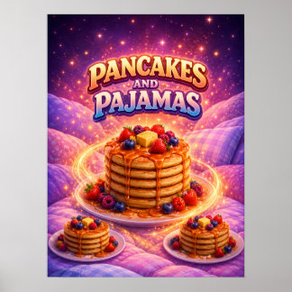 Kosmisch Pannenkoekenontbijt Poster