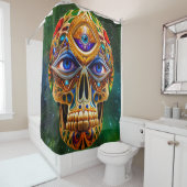 Kosmisch Requiem 21a Douchegordijn (In situ)