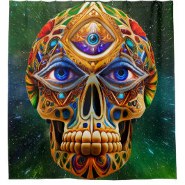 Kosmisch Requiem 21a Douchegordijn