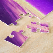 Kosmisch roze en Paars wetenschappelijk gezien Mag Legpuzzel (Zijkant)