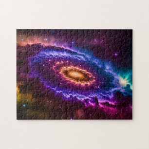 Kosmisch Roze & Paarse Plezier Melkweg in het Univ Legpuzzel
