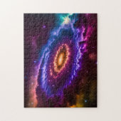 Kosmisch Roze & Paarse Plezier Melkweg in het Univ Legpuzzel (Verticaal)
