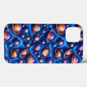 Kosmisch Ruimteontwerp Sterren Maan Planeet Heelal Case-Mate iPhone Case (Achterkant (horizontaal))