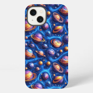 Kosmisch Ruimteontwerp Sterren Maan Planeet Heelal iPhone 13 Hoesje