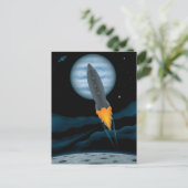 Kosmisch Ruimteschip Scene Briefkaart (Staand voorkant)
