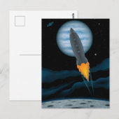 Kosmisch Ruimteschip Scene Briefkaart (Voorkant / Achterkant)