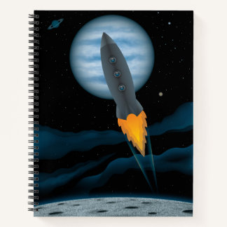 Kosmisch Ruimteschip Scene Notitieboek