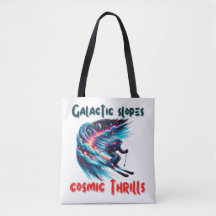 Kosmisch ski-avontuur in de ruimte