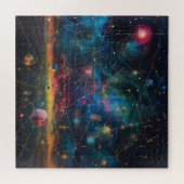 Kosmisch Sterrenstelsel Puzzel (Horizontaal)