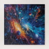 Kosmisch Sterrenstelsel Puzzel (Horizontaal)