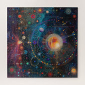 Kosmisch Sterrenstelsel Puzzel (Horizontaal)