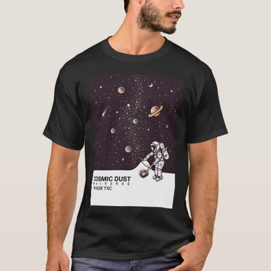 Kosmisch stof t-shirt (Voorkant)