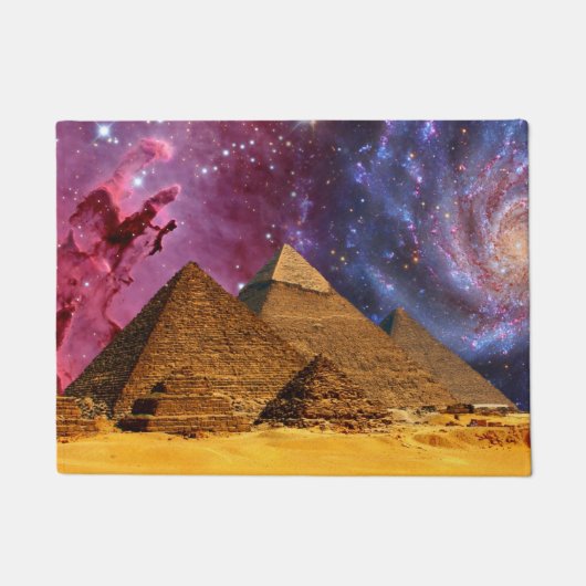 Kosmisch storm boven Egypte Deurmat (Voorkant)