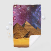 Kosmisch storm boven Egypte Golfhanddoek (Insitu)