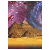 Kosmisch storm boven Egypte Klembord (Achterkant)