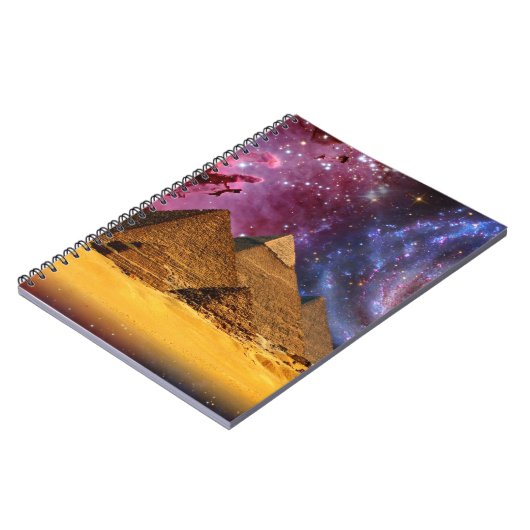 Kosmisch storm boven Egypte Notitieboek (Linkerzijde)