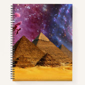 Kosmisch storm boven Egypte Notitieboek (Voorkant)