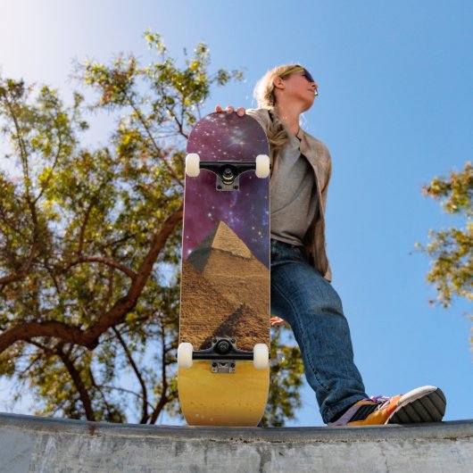 Kosmisch storm boven Egypte Persoonlijk Skateboard (Buiten 1)