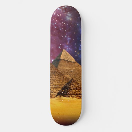 Kosmisch storm boven Egypte Persoonlijk Skateboard (Voorkant)