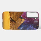 Kosmisch storm boven Egypte Samsung Galaxy Hoesje (Achterkant horizontaal)