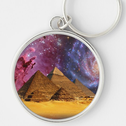 Kosmisch storm boven Egypte Sleutelhanger (Voorkant)
