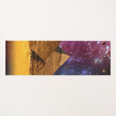 Kosmisch storm boven Egypte Yogamat (Voorkant (horizontaal))