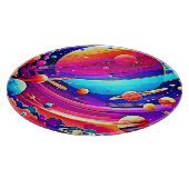 Kosmisch Symfonie Kunstwerk Snijplank (Hoek)