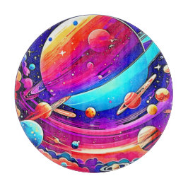 Kosmisch Symfonie Kunstwerk Snijplank