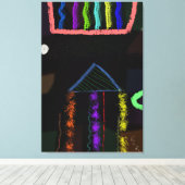 Kosmisch thuis canvas afdruk (Insitu (Houten vloer))