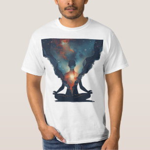 Kosmisch van Binnenuit – Mediterende Figuur met Me T-shirt