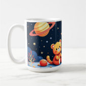 Kosmisch Verkenner Kind Astronaut Koffiemok (Links)