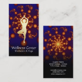 kosmisch | Vibrant Gold Visitekaartje (Voorkant / Achterkant)