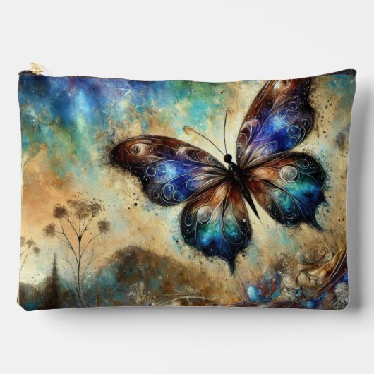 Kosmisch Vlinder Fantasie Kunstwerk Etui (Voorkant)
