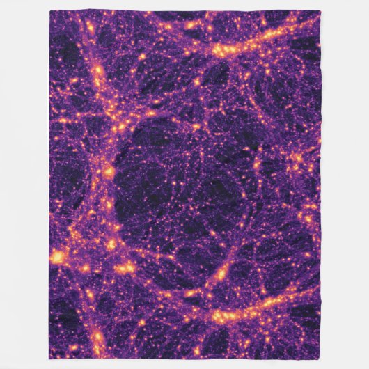 Kosmisch web fleece deken (Voorkant)