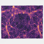 Kosmisch web fleece deken (Voorkant (Horizontaal))