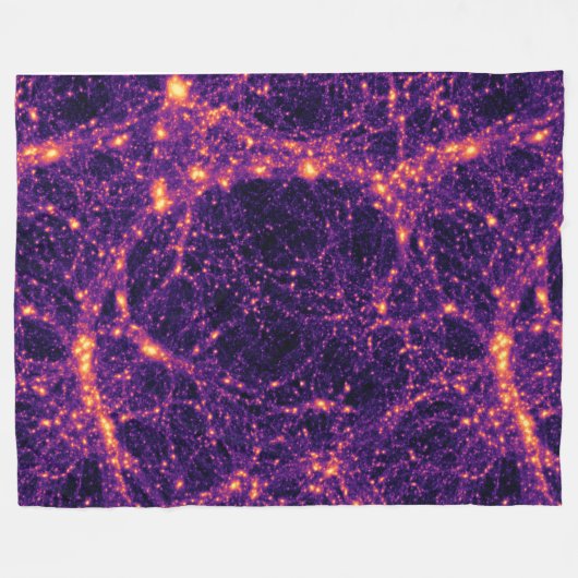Kosmisch web fleece deken (Voorkant (Horizontaal))